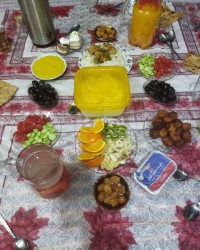 آخرین سفره افطاری ماه رمضان ۱۴۰۱