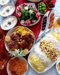 اکبر جوجه با سس مخصوص عید فطر بر همگی مبارک