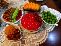 عاشقان عید فطر مبارک چیز کیک توت فرنگی