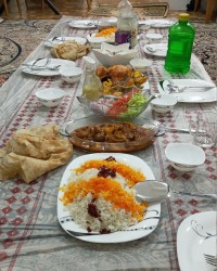 سلام دوستان عزیزم عیدتون مبارک مهمانی روزعیدخونه آجی سپیده م❤