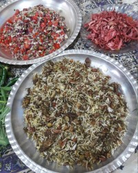 باقالی پلو با تن ماهی