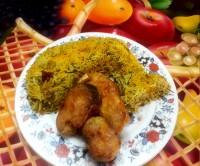 سبزی پلو و مااااهی