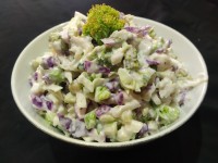 سالادچهار کلم با سس مخصوص