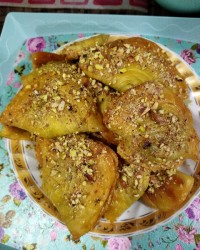 کیک باقلوا با کادایف