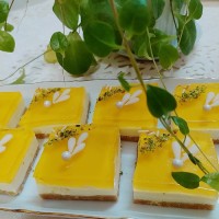 چیز کیک زعفرانی