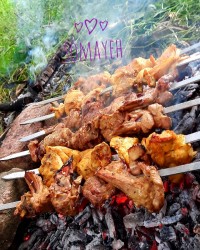 کباب چنجه بره ورق زدنیه وکپشن خوندنی