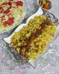 سیب پلو پلوی مخلوط