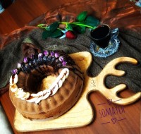 کیک شیر شکلاتی ورق بزن بافت وپفش رو ببین