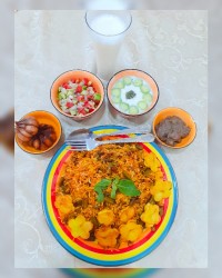 لوبیا پلو قرار (آشپزی با عشق ❤)