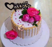 کیک زنونه باگلای طبیعی