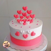 کیک دخترونه سفارشی ناز