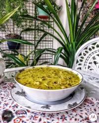 سوپ مرغ و قارچ با پودر مارچوبه