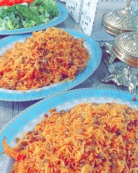 عدس پلو خوشمزه