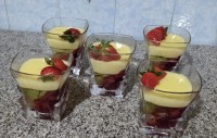 دسر سه لایه خوشمزه من