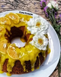 کیک خیس پرتقالی