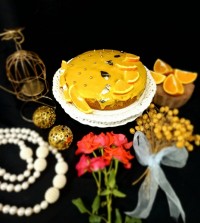 کیک پرتقالی بدون آب پرتقال