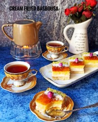 کیک بسبوسه کرمدار