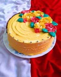 کیک خامه ای دومین تجربه