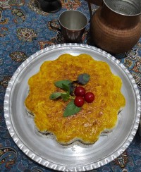 ته چین مرغ و اسفناج