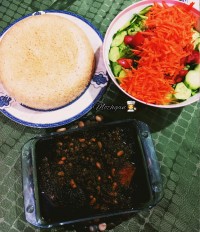 قورمه سبزی با مرغ