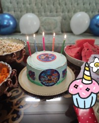 کیک سگ های نگهبان