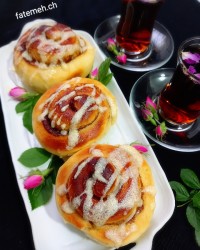 شیرینی رول دارچینی