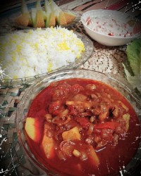 تاس کباب گوشت