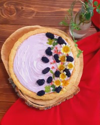 تارت کیک توت سیاه