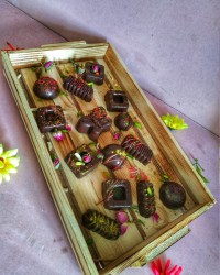 شکلات پاستیلی شکلات مغزدار