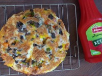 یه پیتزای خوشمزه