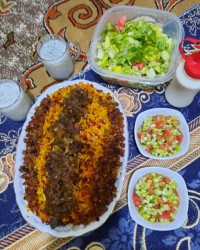 رشته پلو ساده