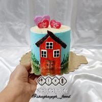 کیک مدل درخواستی مشتری عزیزم برای خونه جدیدشون