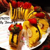 خاگینه موز رولی