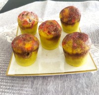 کاپ کیک دو رنگ