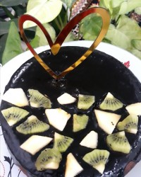 کیک ماست شکلاتی