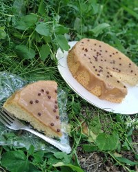 کیک کرم نسکافه ای