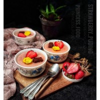 پودینگ توت فرنگی