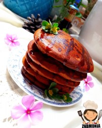 پنکیک شیره خرما کپشنو بخونید لطفاً