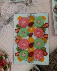 ژله بستنی و بورک سوسیس
