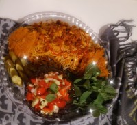 ماکارونی با مرغ