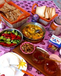 صبحونه عالی جای شما کنارسفره خالییییی