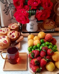 کاپ_کیک_توت_فرنگی