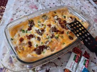 لازانیا گوشت و قارچ