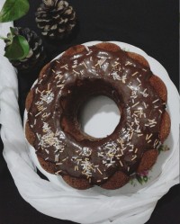 کیک چایی کاکائویی.کپشن