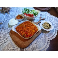 خوراک سیب زمینی وسوسیس