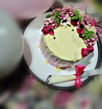 کیک اسفنجی روز دختر♡