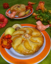 کیک تک پرسی زردآلو