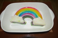 ژله شیر رنگین کمان