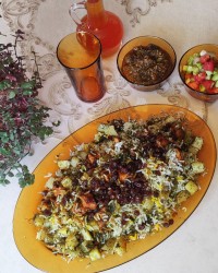 سیب پلو کرمانشاه