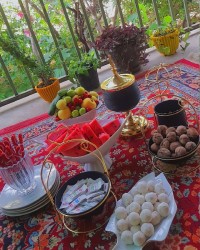 عصرونه بهاری کنار آجیا